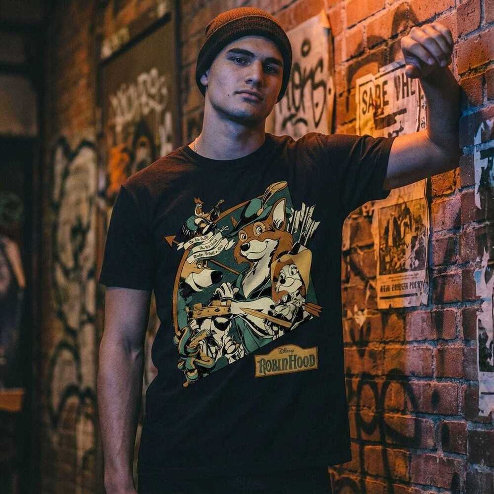 Disney Robin Hood Group Characters T-Shirt